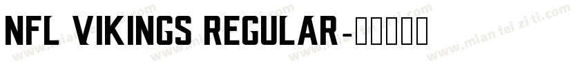 NFL Vikings Regular字体转换